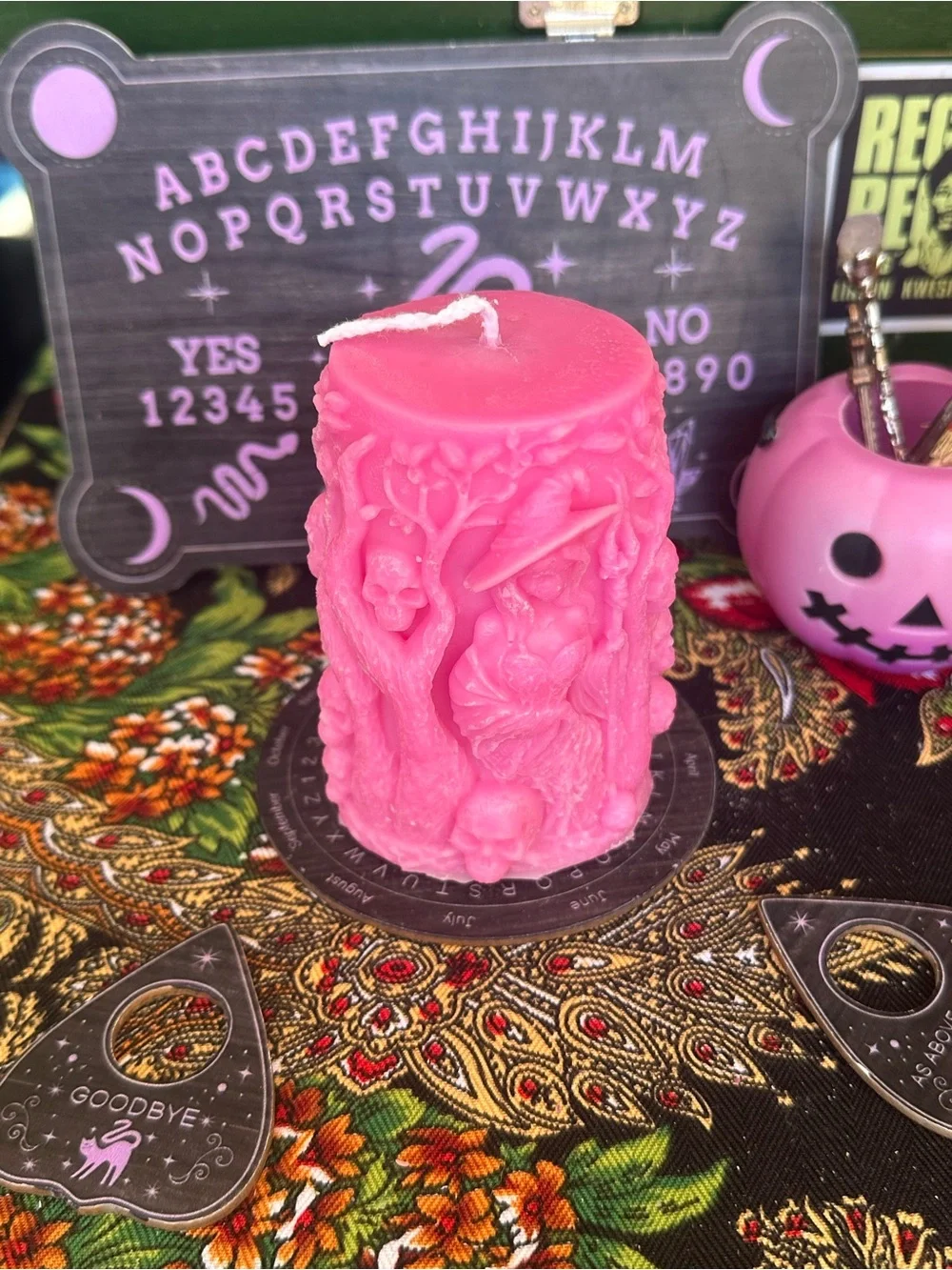 Glamour Witch Pillar Candle